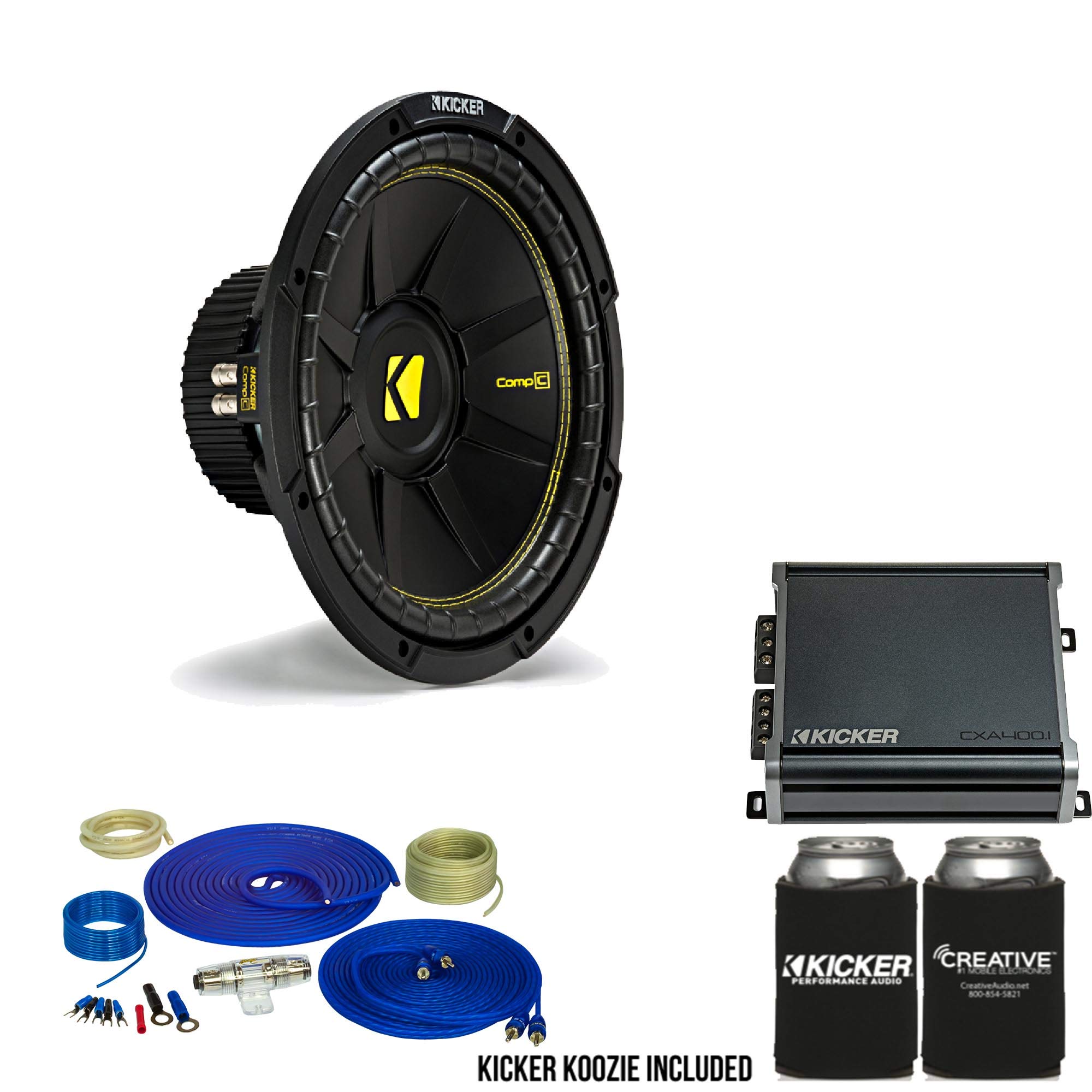 Amazon.co.jp: KICKER 12インチベースバンドル - 44CWCD124サブ